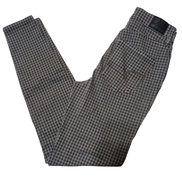 American Eagle Outfitters Denim - American Eagle Curvy Super Hi Rise Jeggings Size 00 Hounds Tooth Print